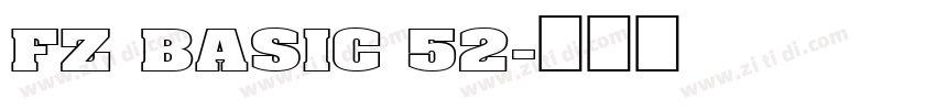FZ BASIC 52字体转换